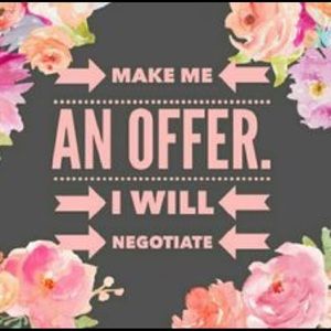 Feel free to give me an offer!